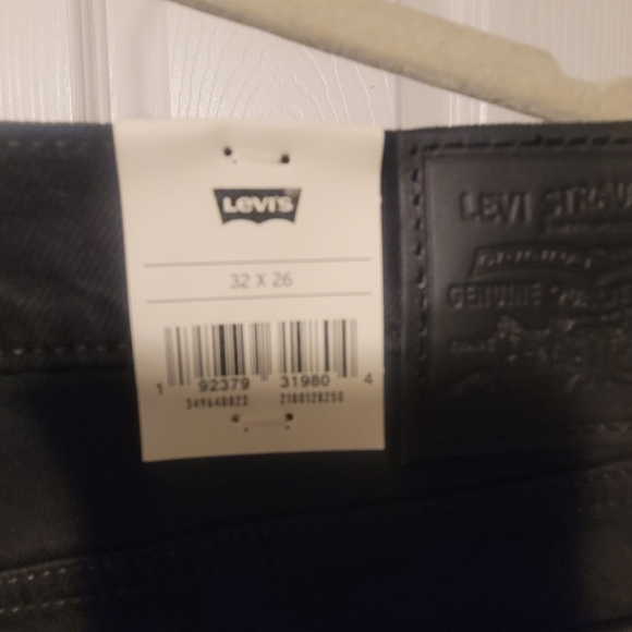 Levi's Black Wedgie Straight Jeans Size 28×26 =size 8 - Picture 7 of 9